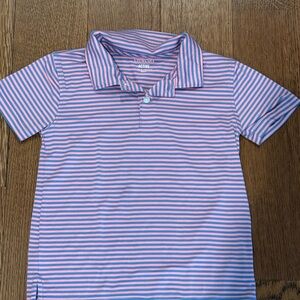 Crewcuts jcrew Kids Polo Shirt - Pink and Blue Stripes